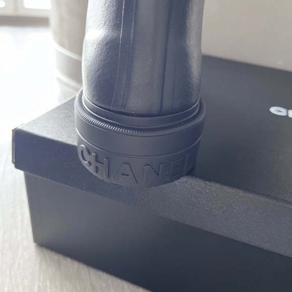Chanel Black Rain Boots - Picture 13 of 15